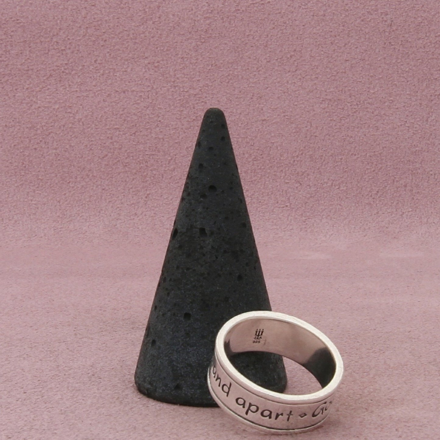 james avery sterling silver retired god be with us together band ring size 7.5