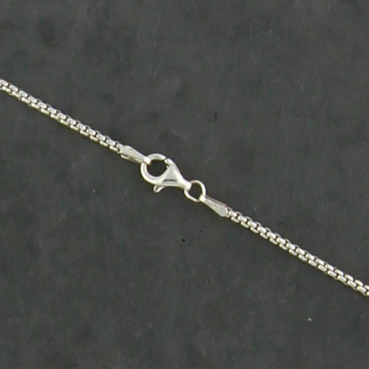 sterling silver italy 1.5mm box chain necklace size 16in
