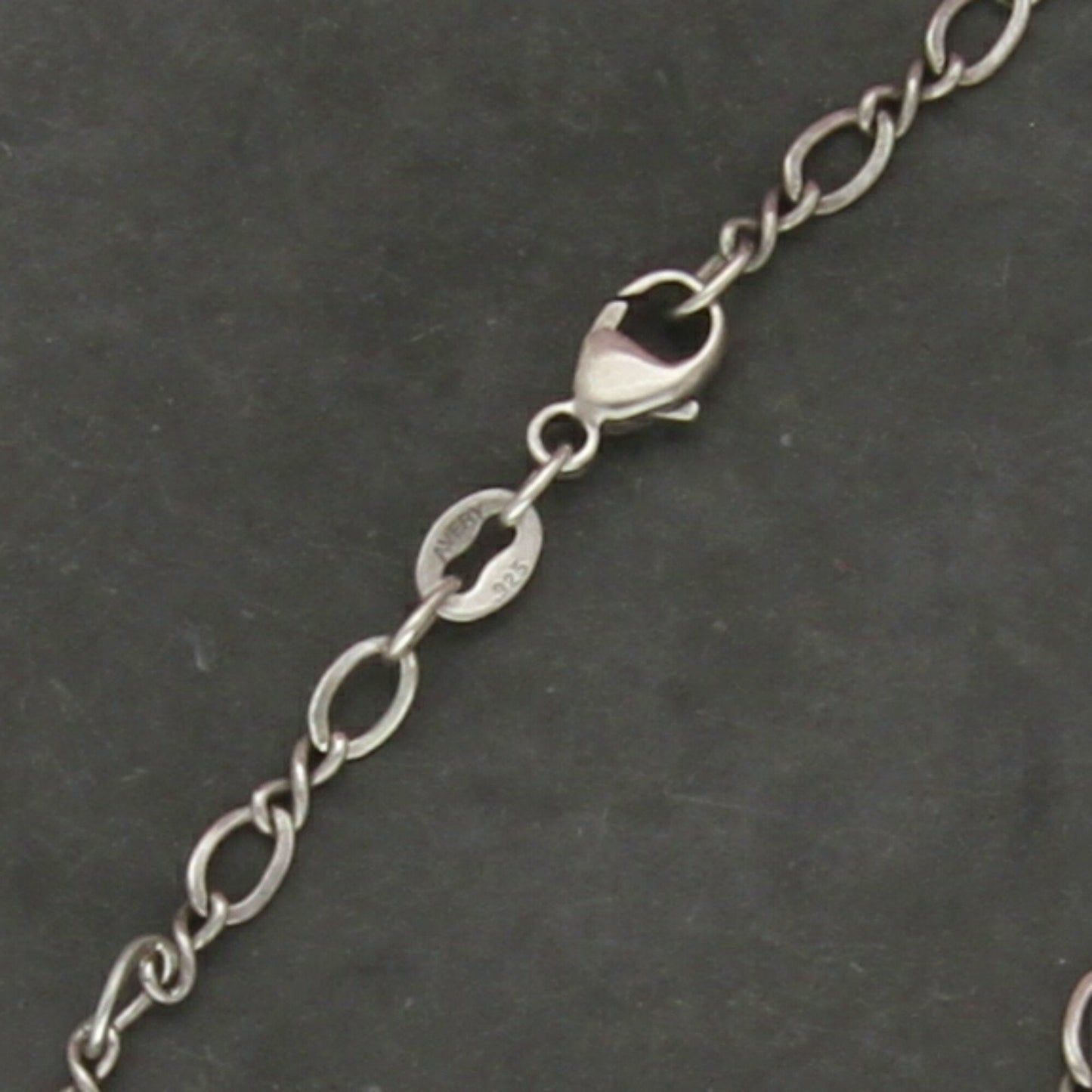 james avery sterling silver medium twist anklet size 10in