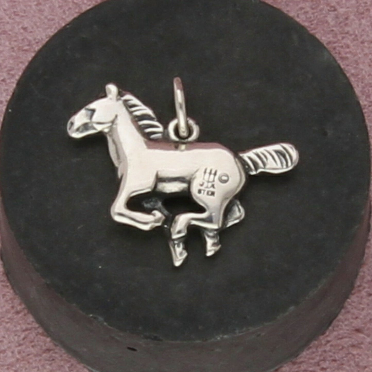 james avery sterling silver running horse charm pendant