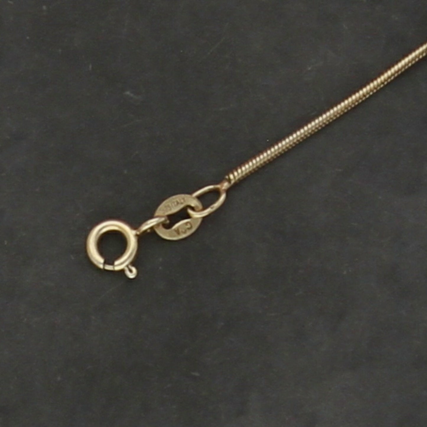 sterling silver 1mm snake chain necklace size 18in