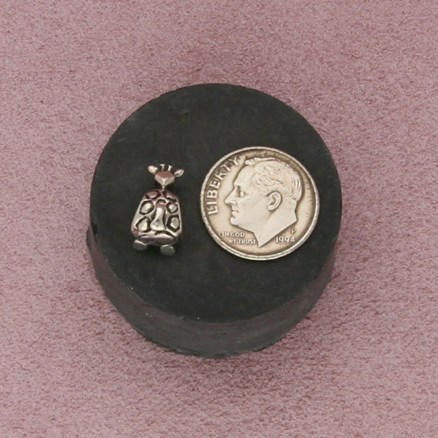 pandora sterling silver authentic giraffe bead (790274) charm