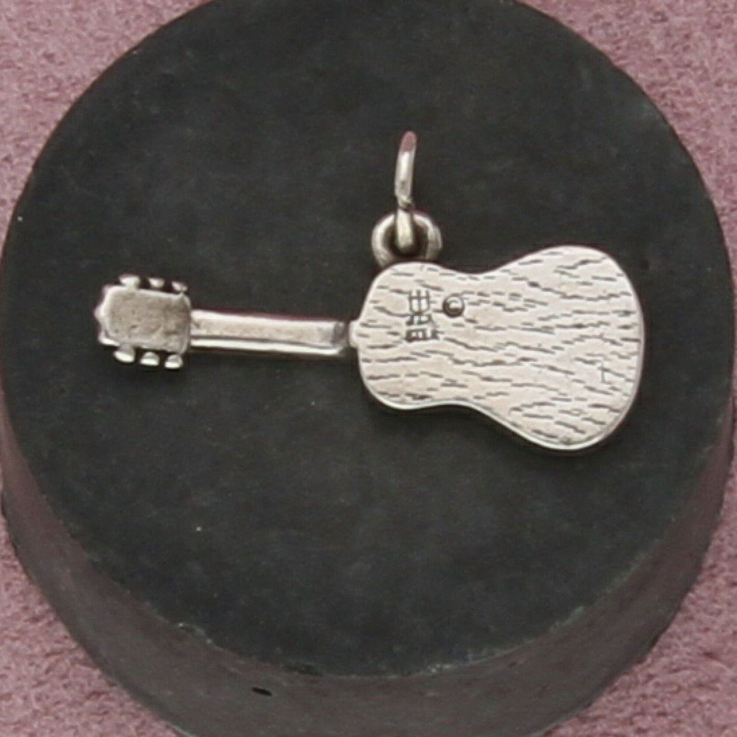 james avery sterling silver retired acoustic guitar charm pendant
