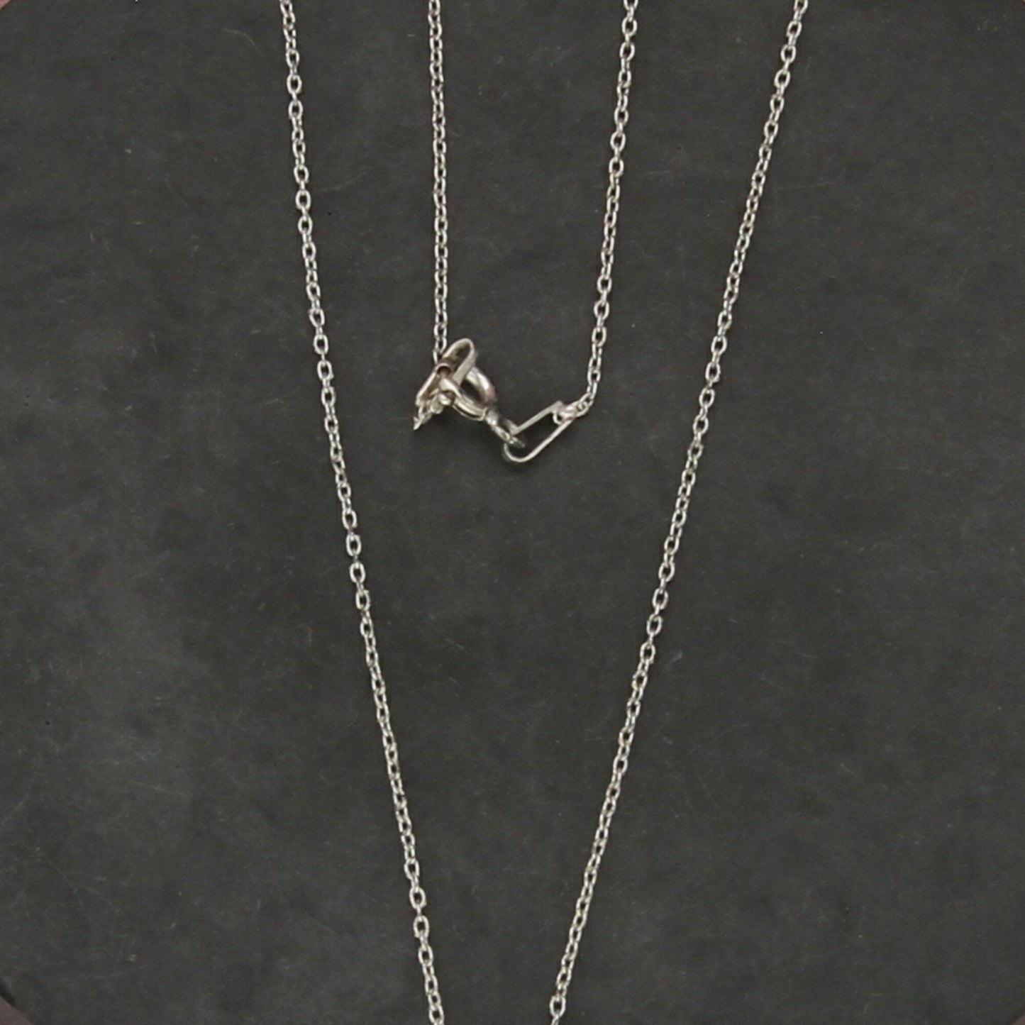 sterling silver italy 1mm cable chain necklace size 18in