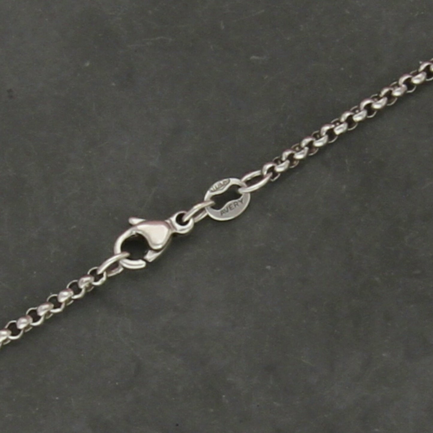 james avery sterling silver medium rolo chain necklace size 18.25in