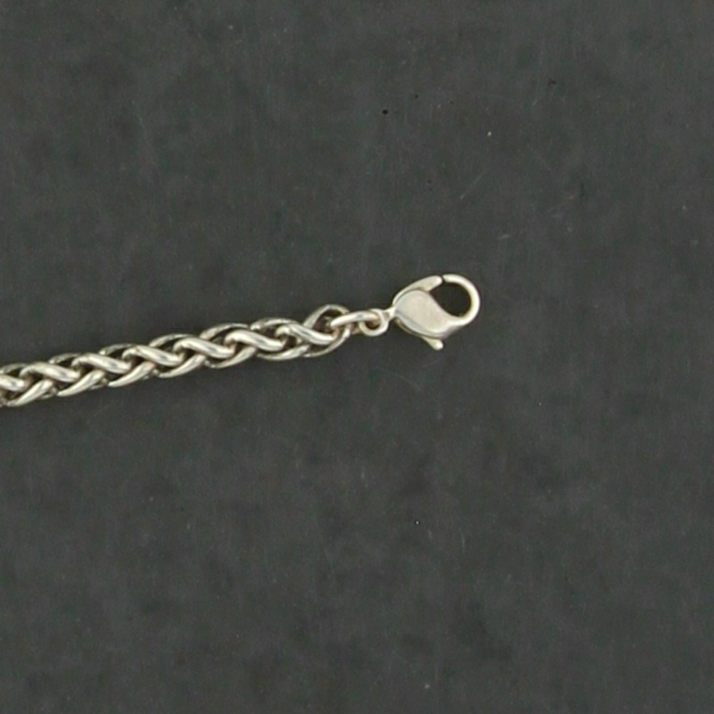 sterling silver 4mm spiga chain necklace size 22in