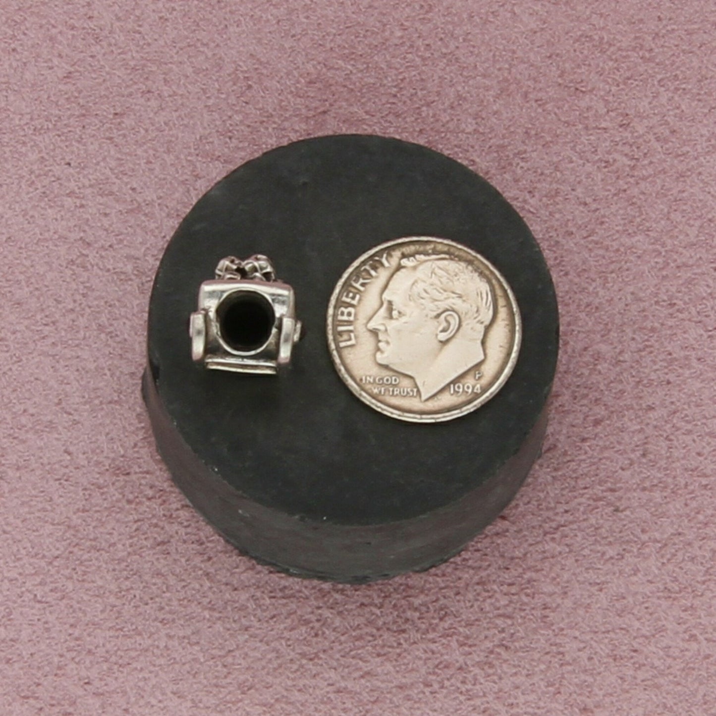 pandora sterling silver authentic christmas santas sleigh bead (790562ga) charm