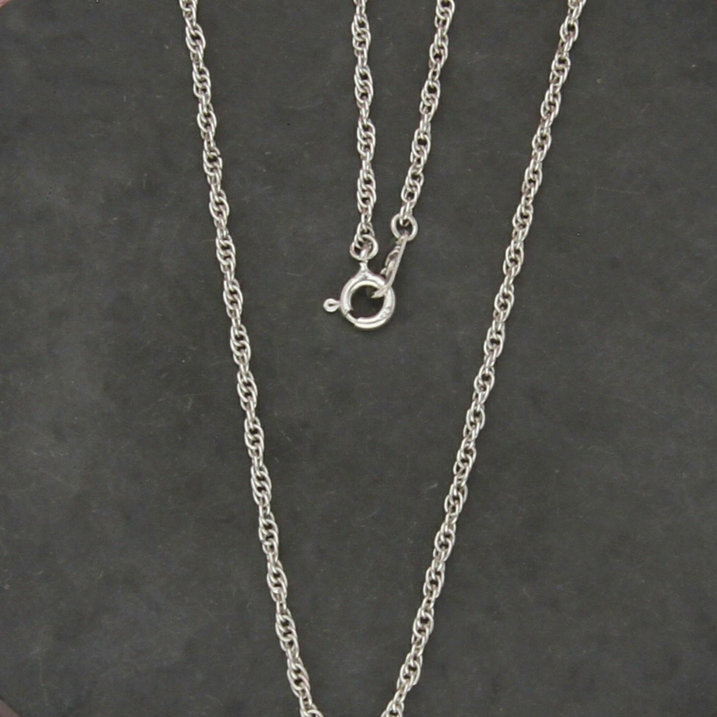 sterling silver 2mm prince of wales chain necklace size 19.5in
