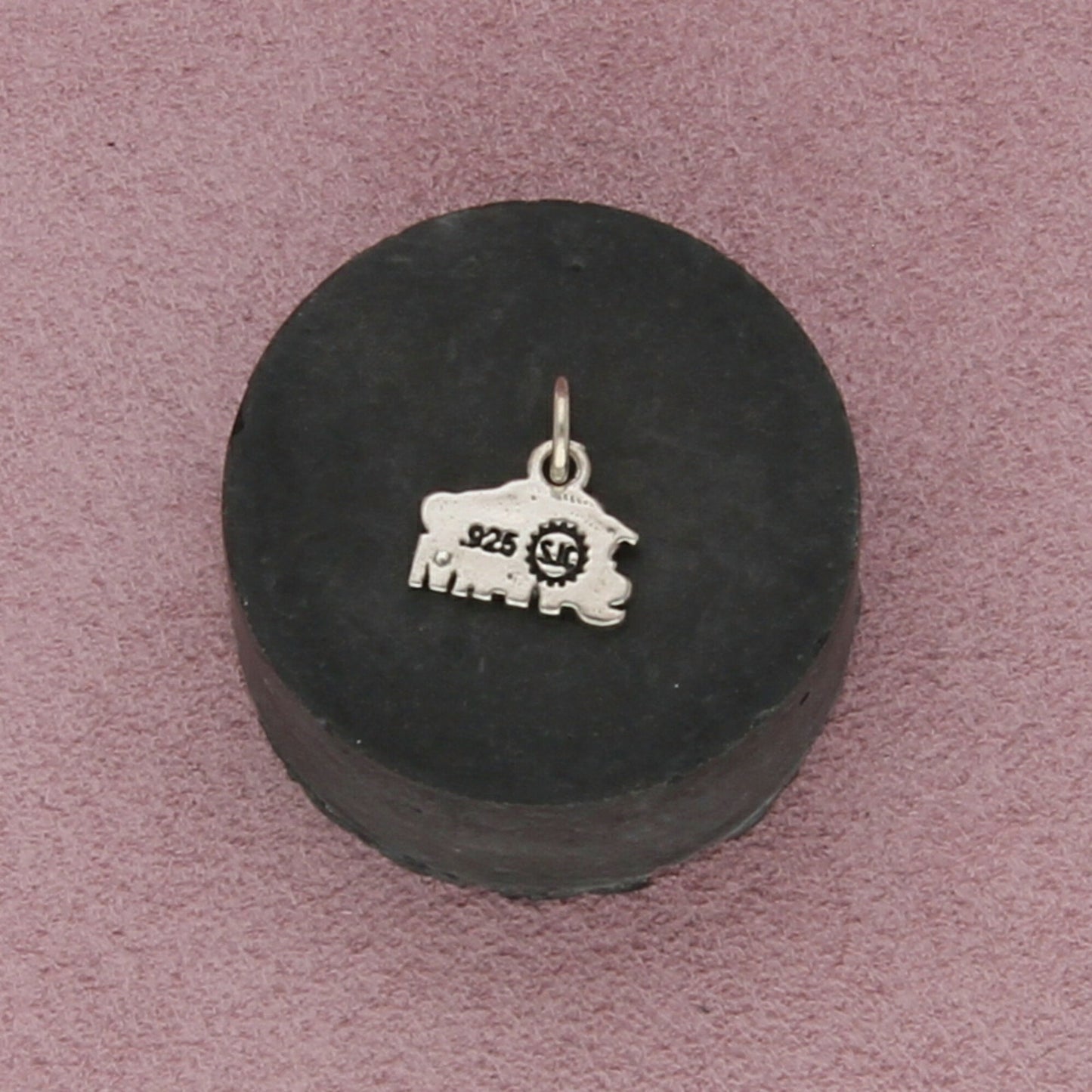 sterling silver i love to swim charm pendant