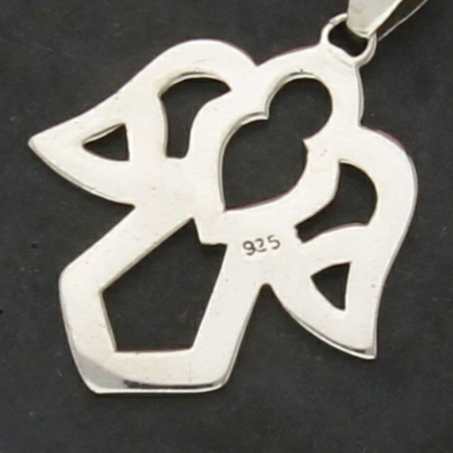 sterling silver guardian angel pendant