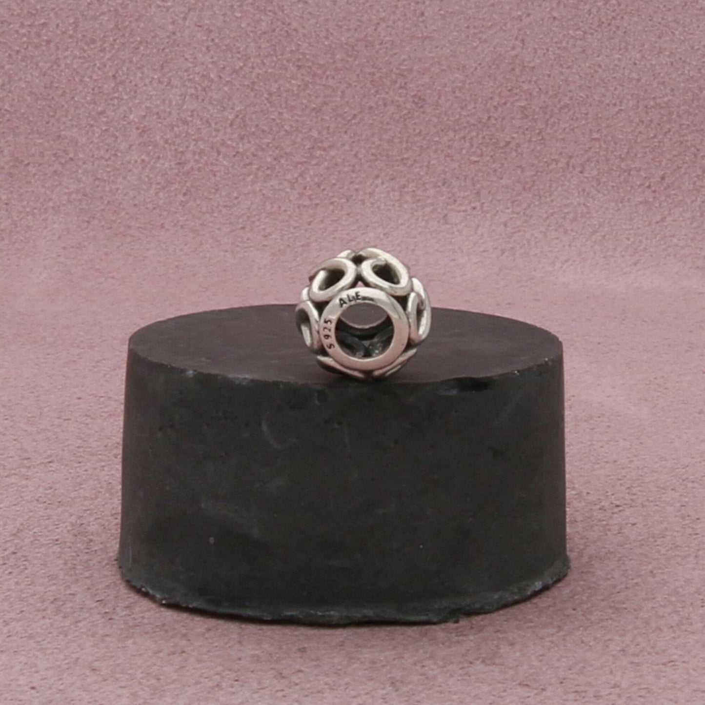 pandora sterling silver infinity bead charm pendant