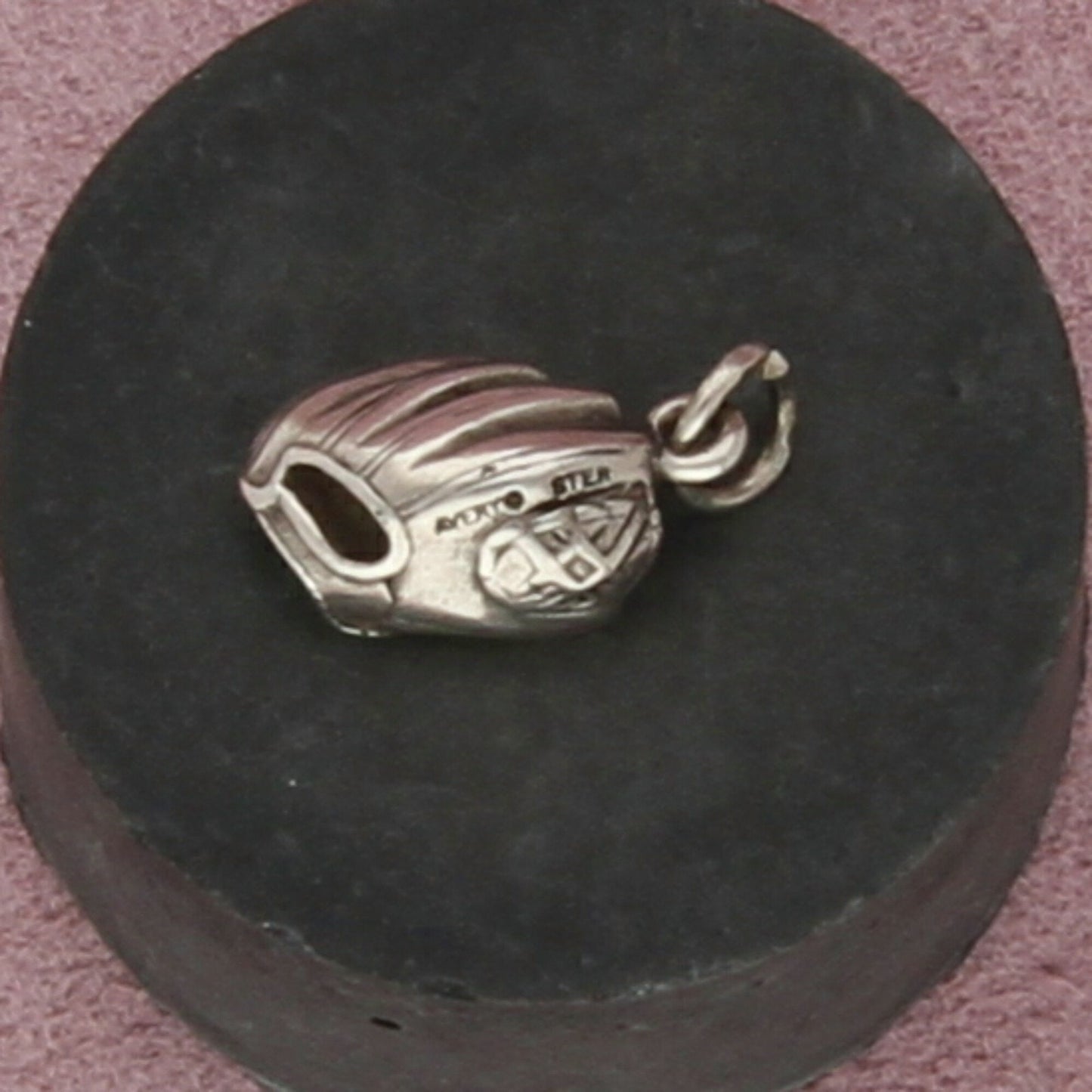 james avery sterling silver baseball and glove charm pendant