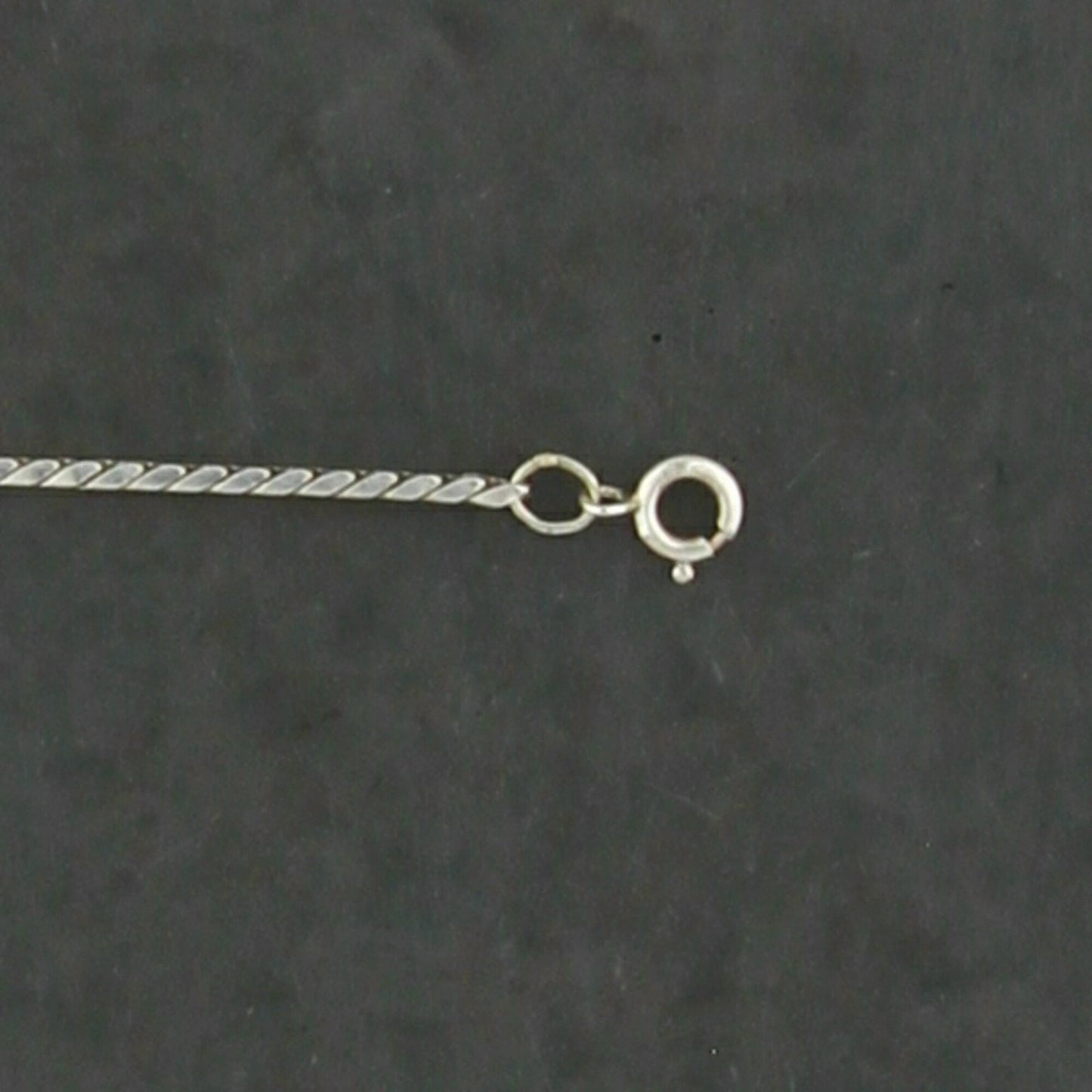 sterling silver 2mm cobra chain necklace size 19.25in