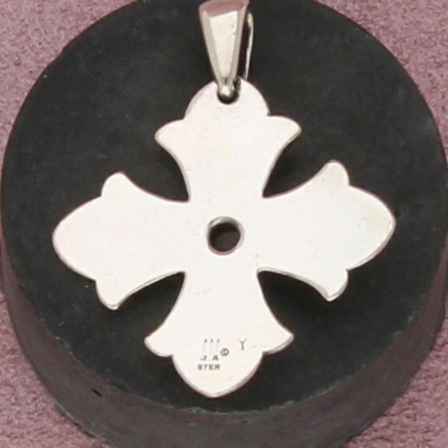 james avery sterling silver retired garnet abundant love cross pendant