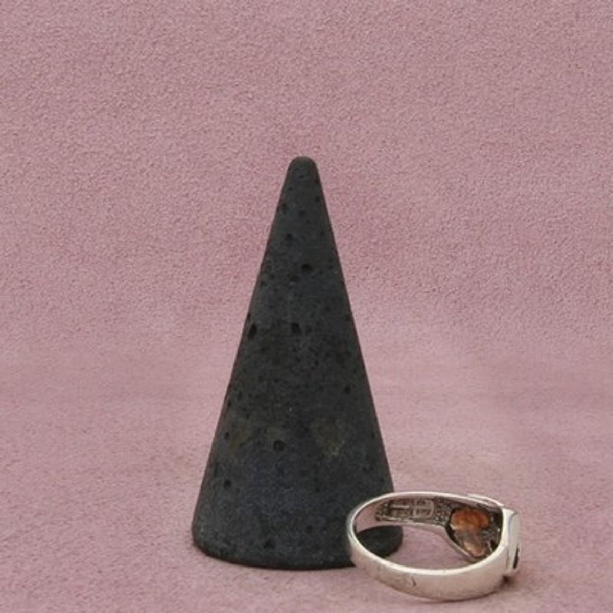 Black Hills Sterling Silver & 12K Gold Veined Leaves Band Ring Size 7.25