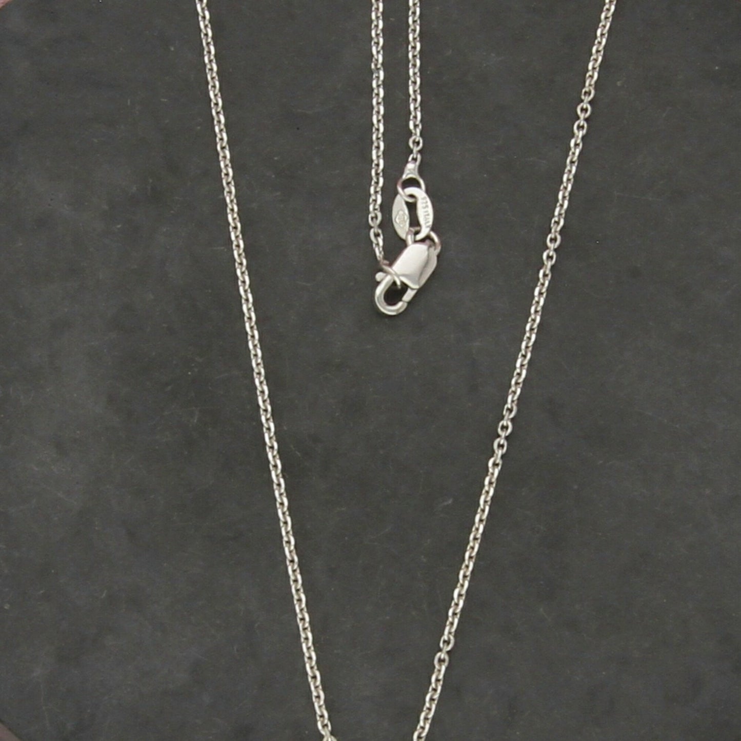 sterling silver italy 1mm cable chain necklace size 18in