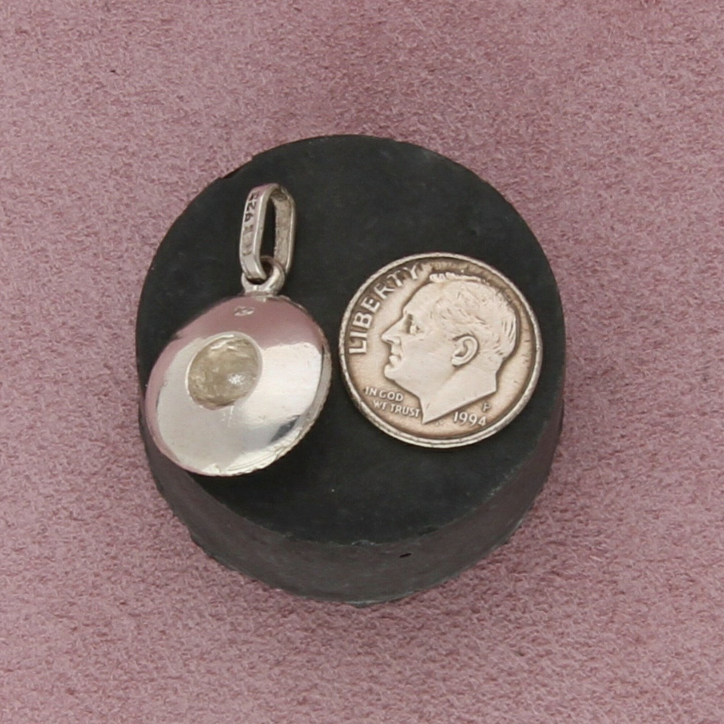 mexico sterling silver vintage sombrero hat pendant