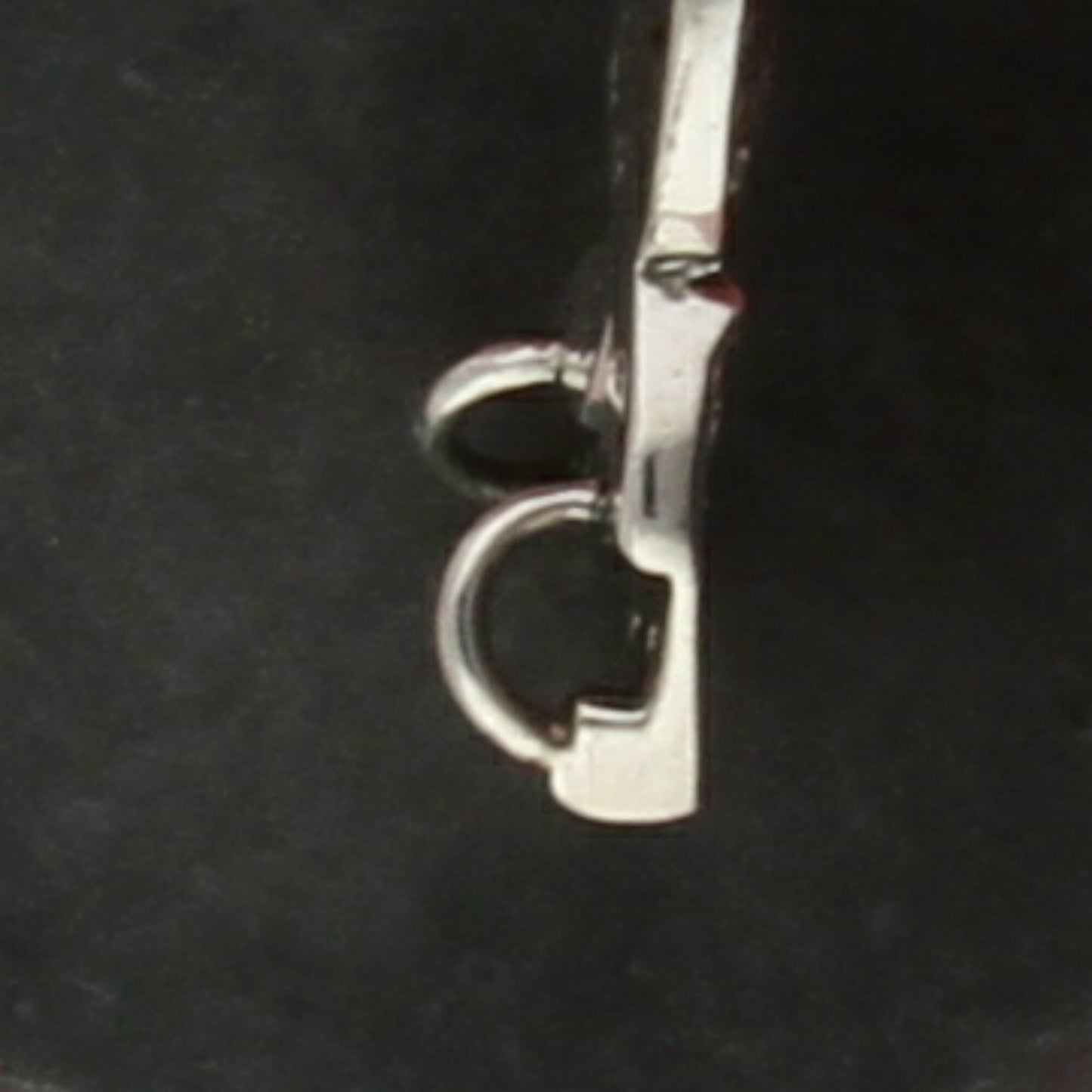 sterling silver vintage pave cz playboy bunny pendant