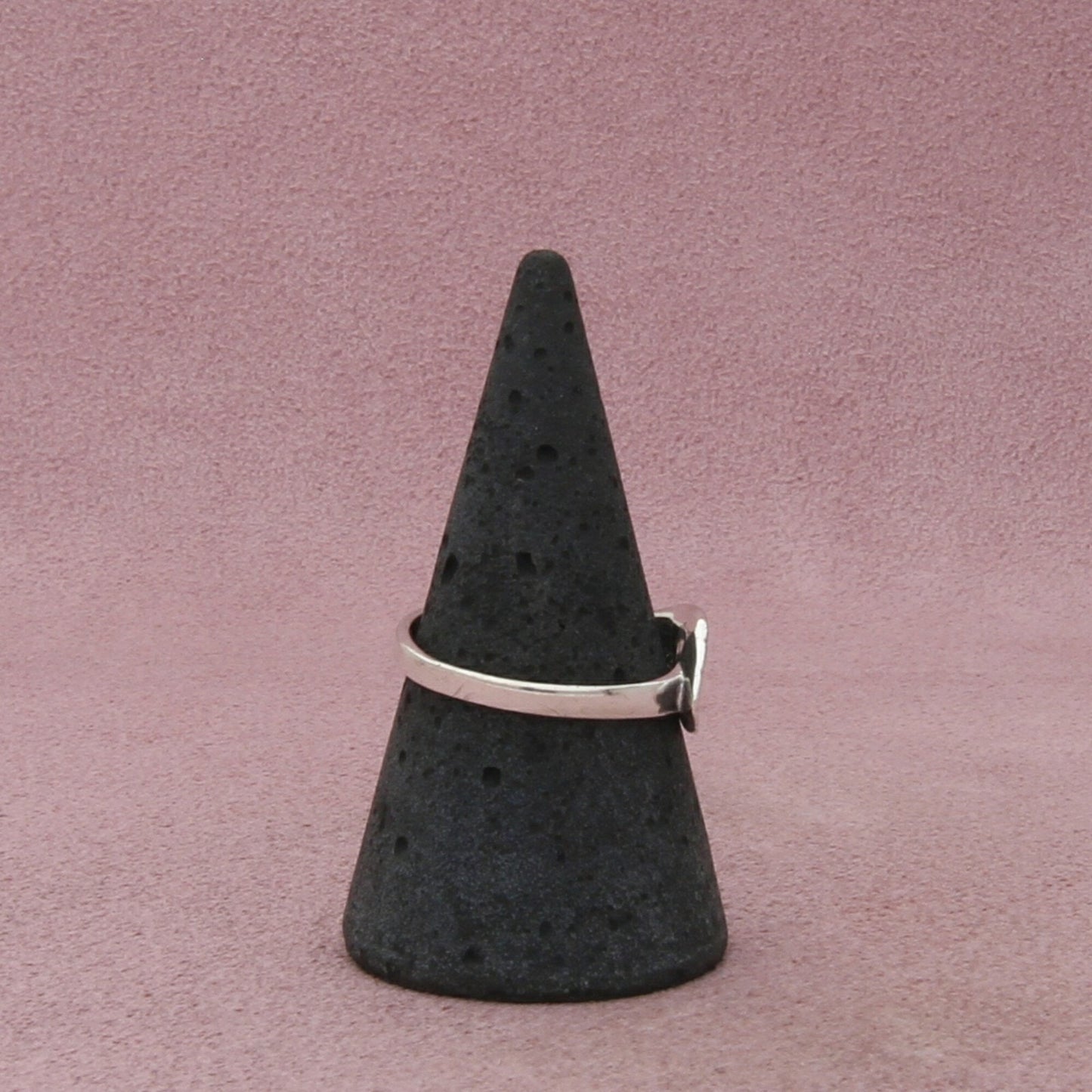 sterling silver live simply leaf stack ring size 8.5