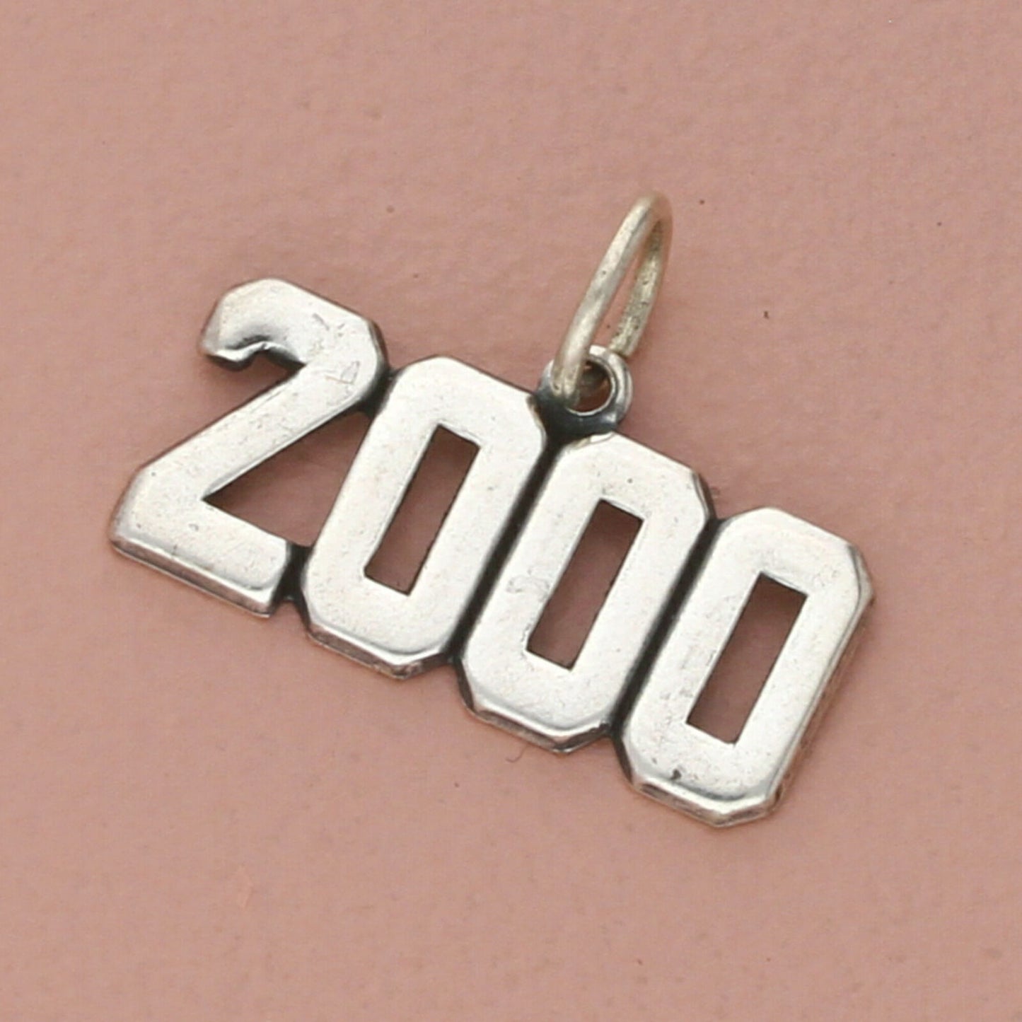 sterling silver year 2000 graduation anniversary charm