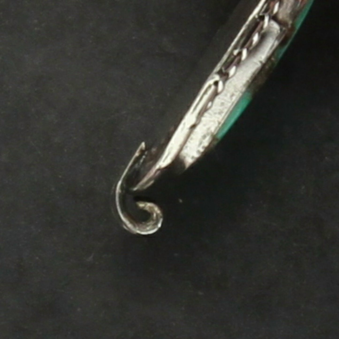 navajo sterling silver vintage braided turquoise pendant