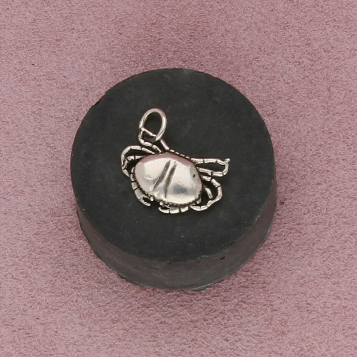 sterling silver vintage zodiac cancer crab charm pendant