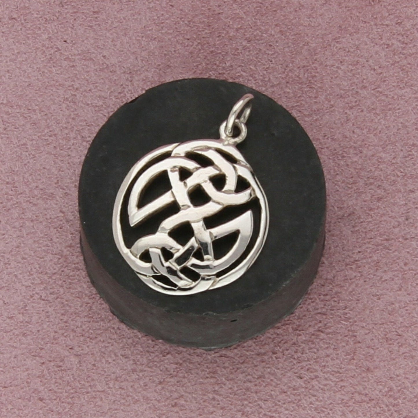 sterling silver vintage celtic knot pendant