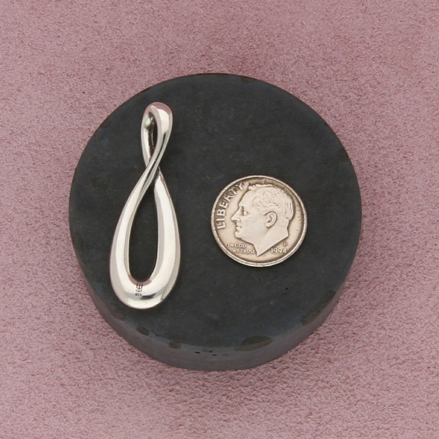 james avery sterling silver retired infinity drop pendant