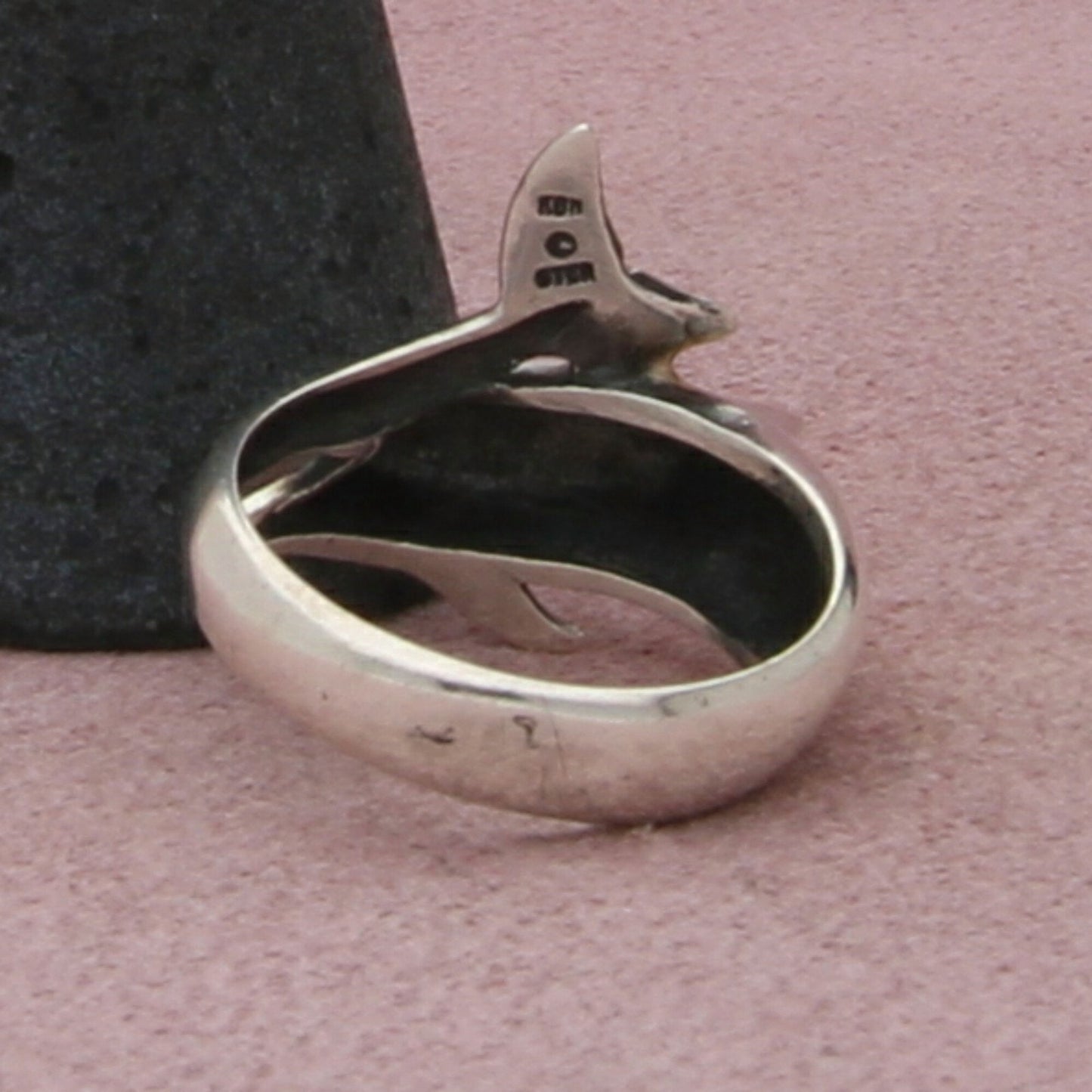 kabana sterling silver vintage dolphin ring size 7.25