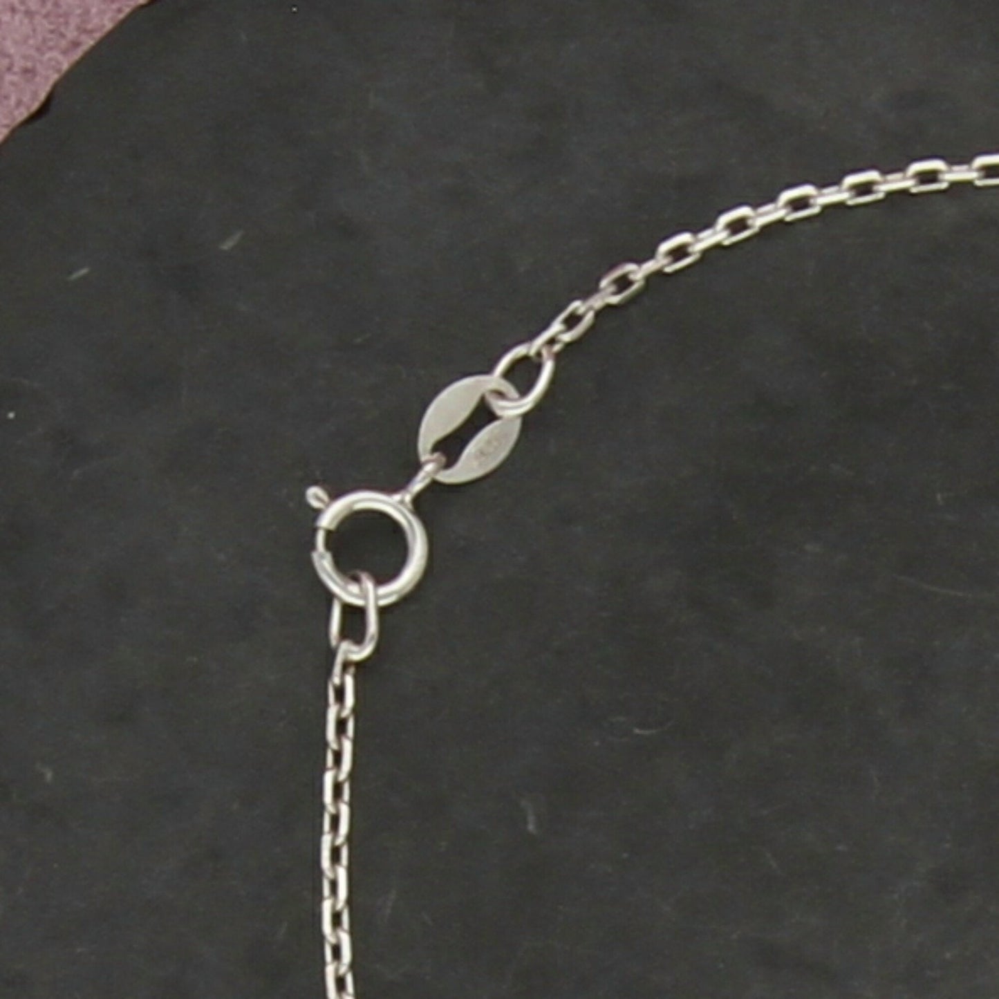 sterling silver 1mm fine cable chain bracelet size 7in