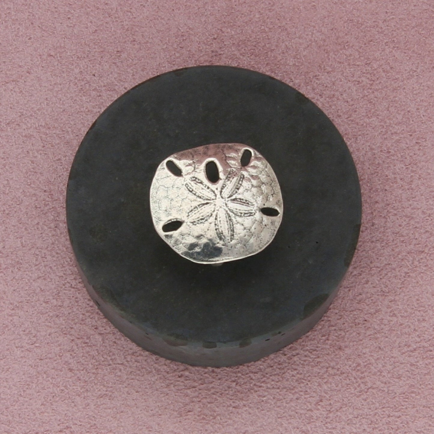 james avery sterling silver retired sand dollar for leather bracelet toggle