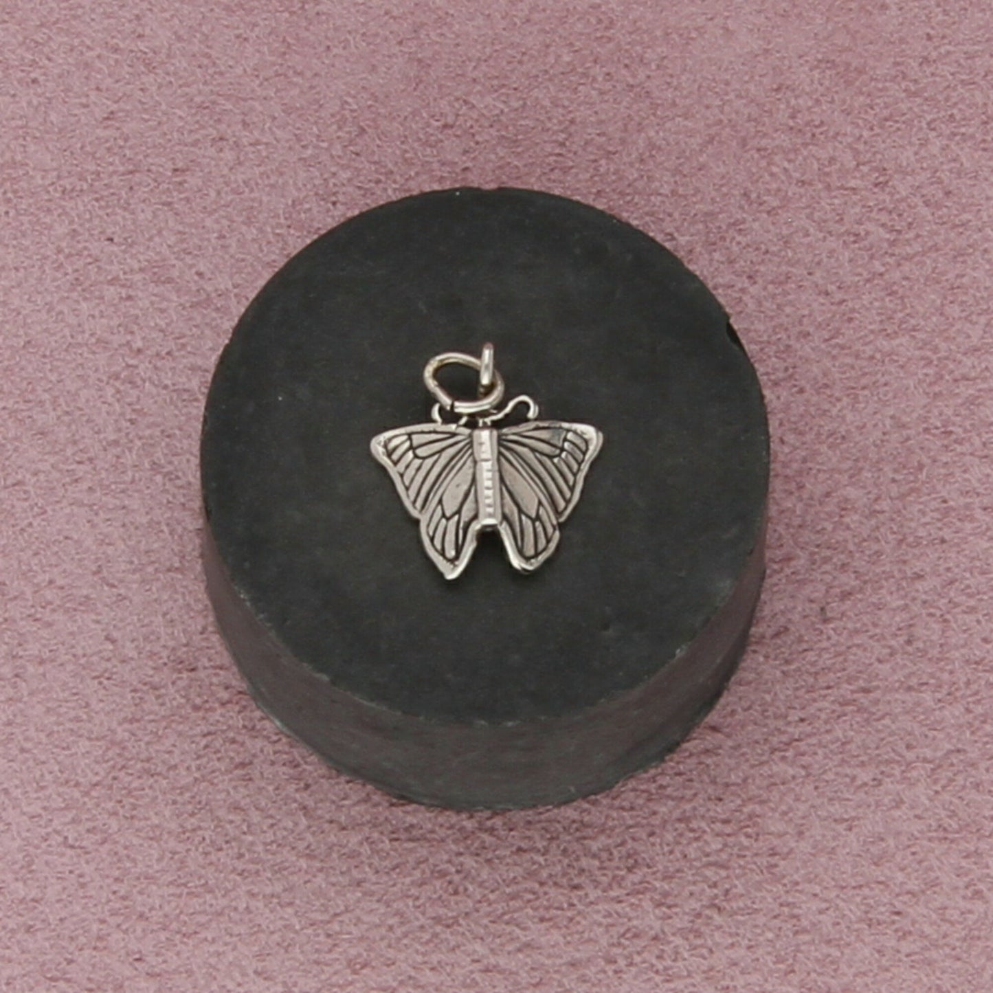 sterling silver vintage butterfly charm pendant