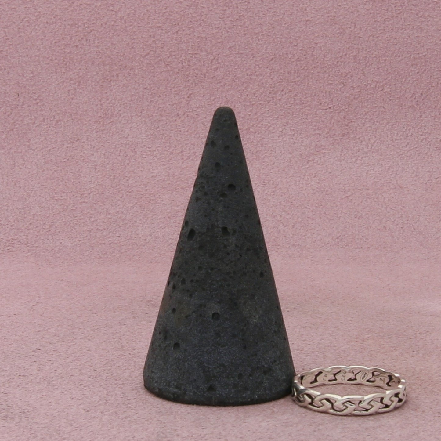 sterling silver celtic knot stack band ring size 7