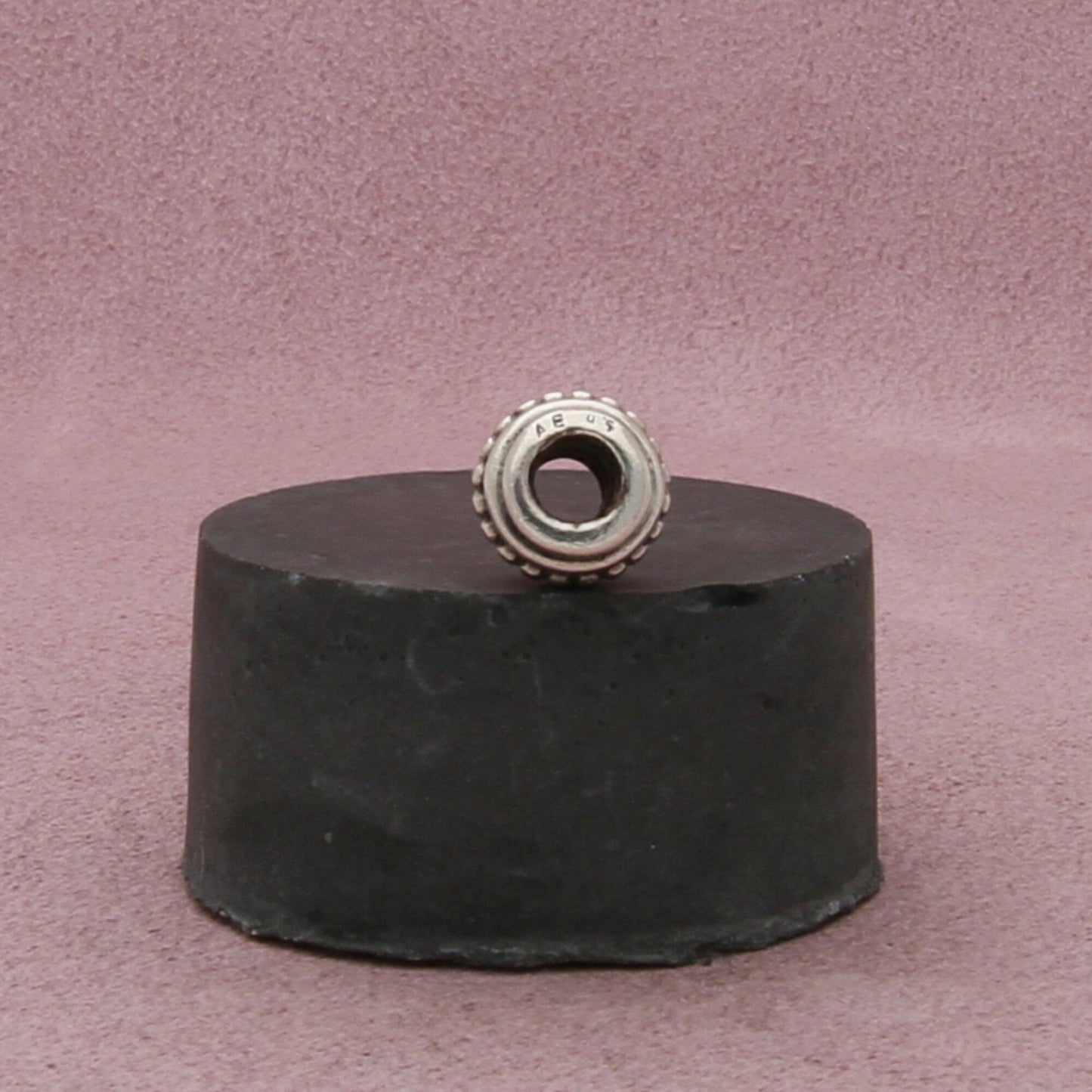 pandora sterling silver hopi dots & lines bead charm pendant