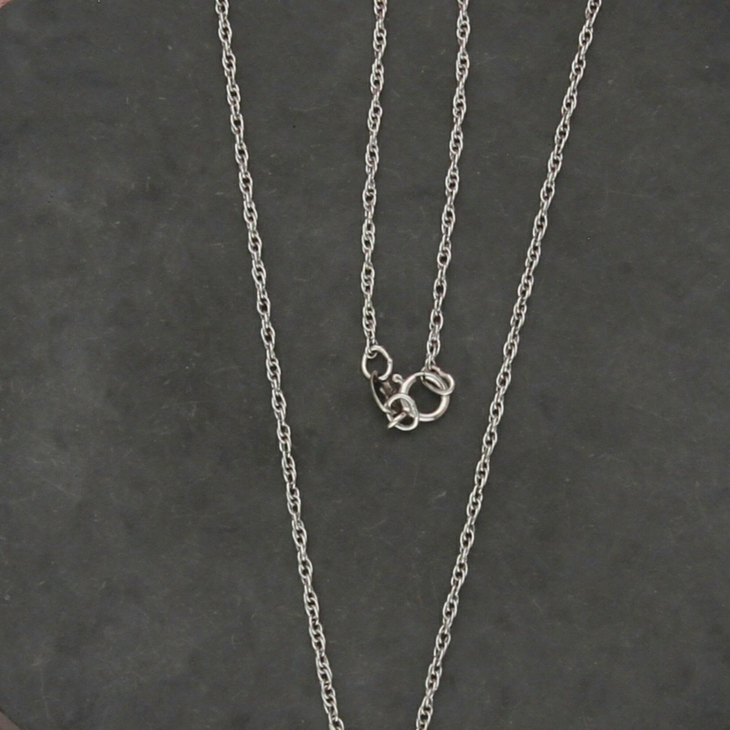 sterling silver 1mm prince of wales chain necklace size 18in