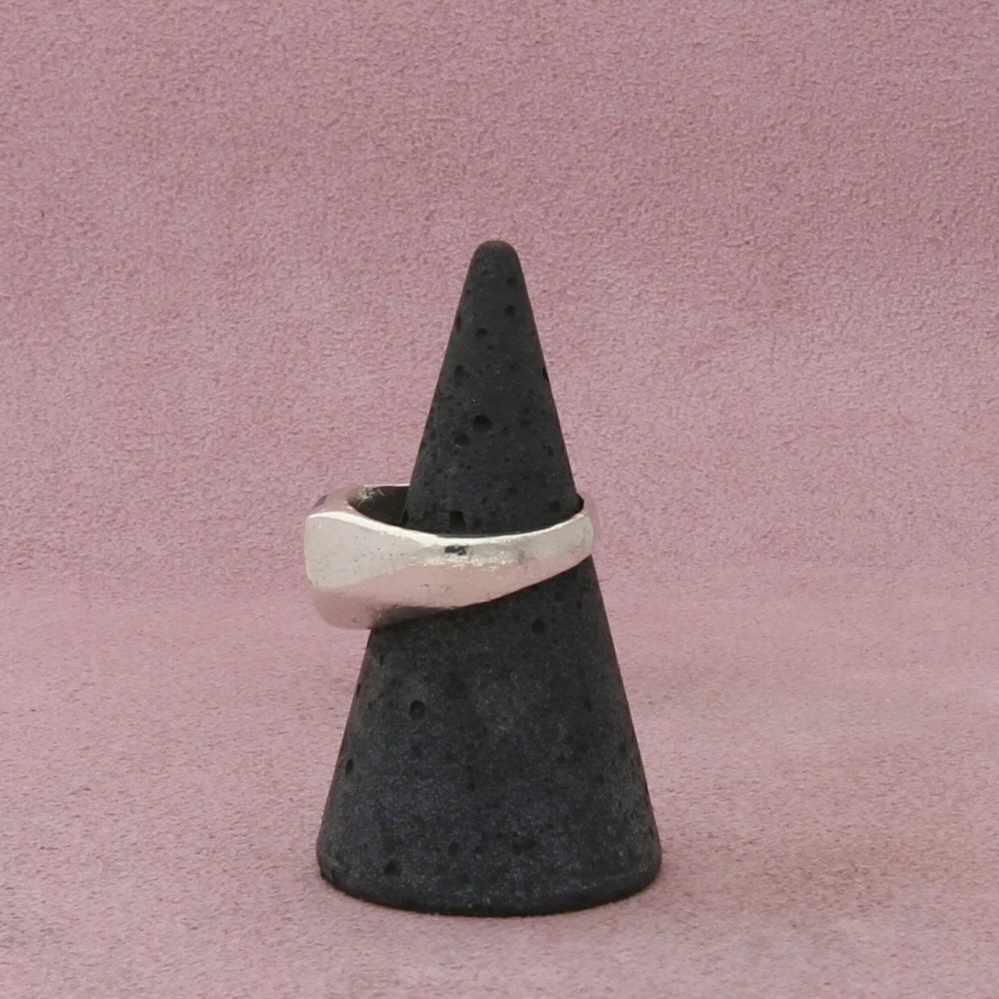 taxco mexico sterling silver vintage lapis lazuli signet style ring size 6