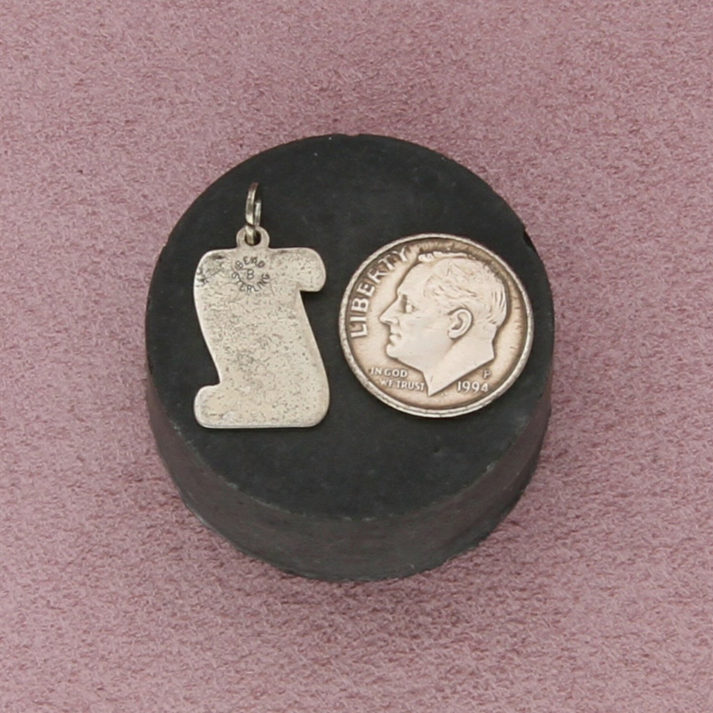beau sterling silver vintage graduation diploma charm pendant