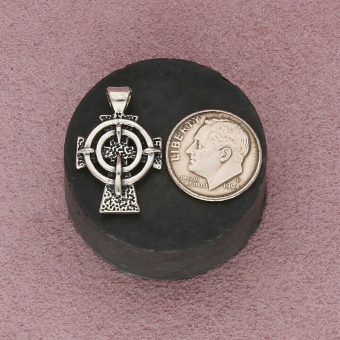 sterling silver vintage cross pendant