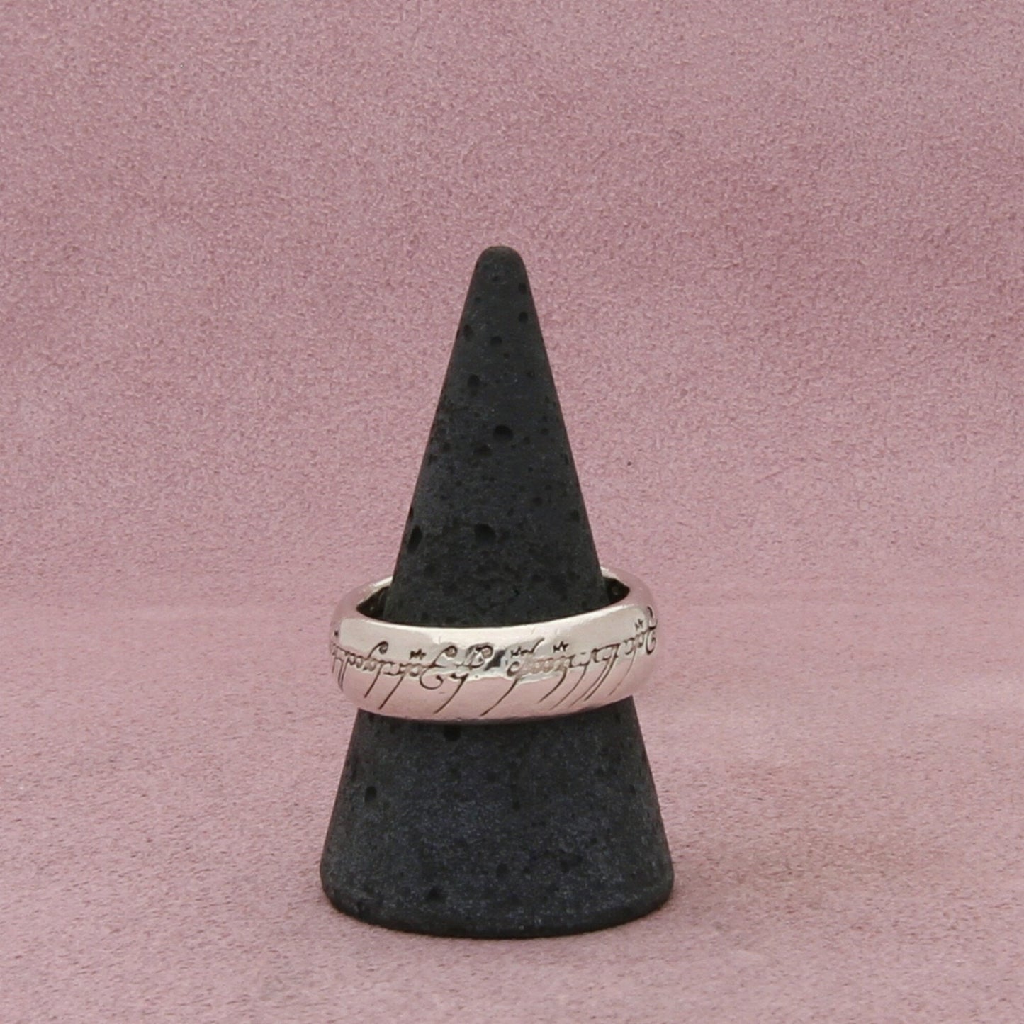 jens hansen sterling silver mens lord of the rings the one band ring size 10