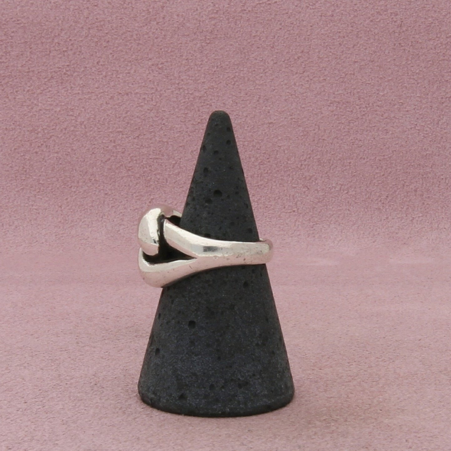 james avery sterling silver retired cadena knot ring size 6.25