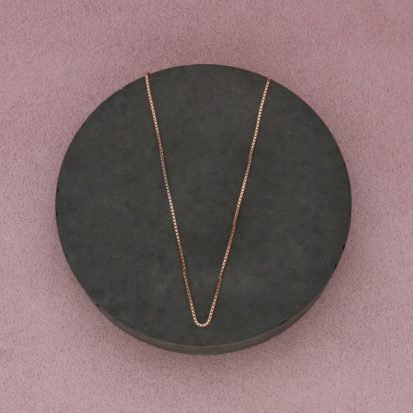 sterling silver gold plate 1mm box chain necklace size 18in