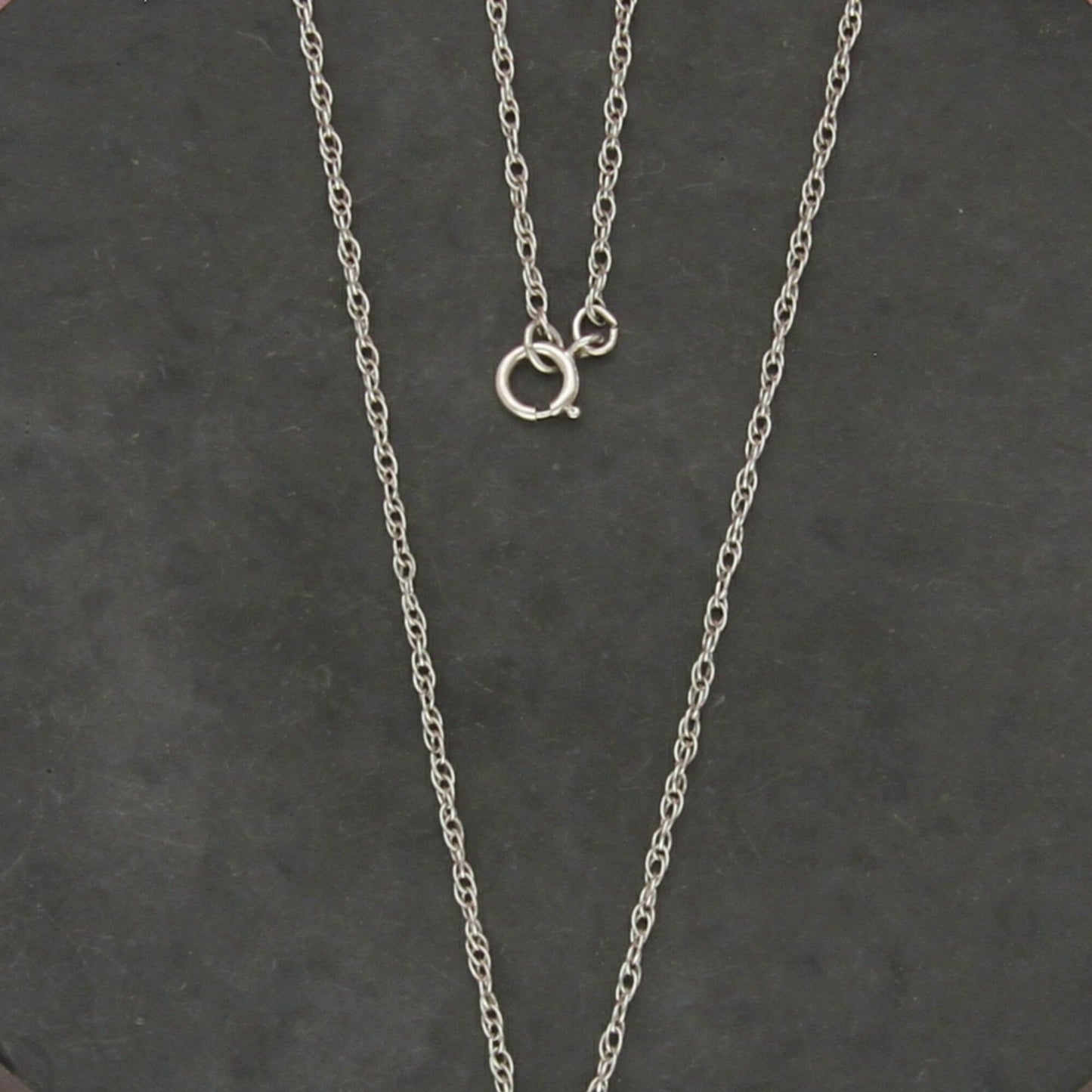 sterling silver 1mm prince of wales chain necklace size 30.5in