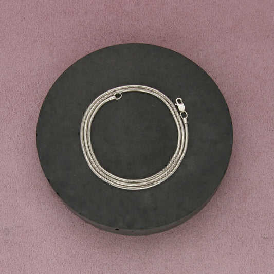 sterling silver 2mm snake chain necklace size 18in