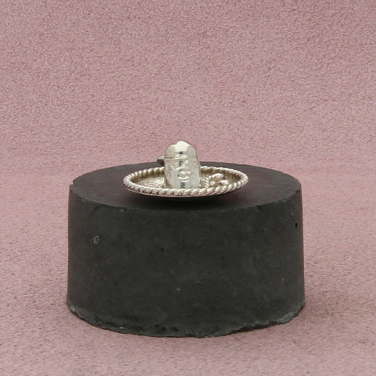 sterling silver vintage 3d mexican sombrero hat charm pendant