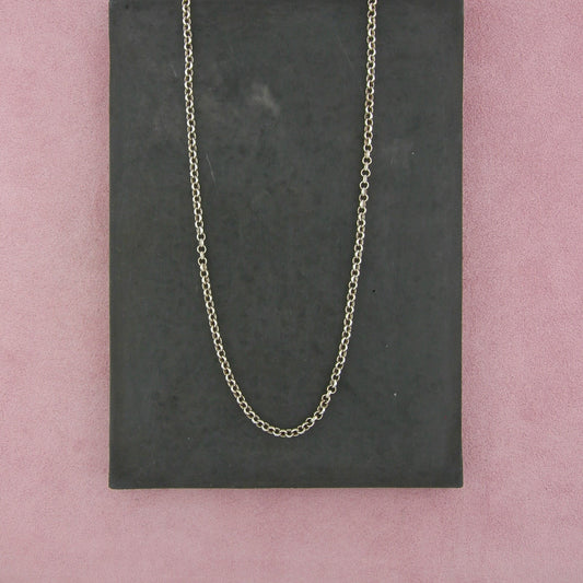 sterling silver 4mm rolo chain toggle necklace size 17.75in