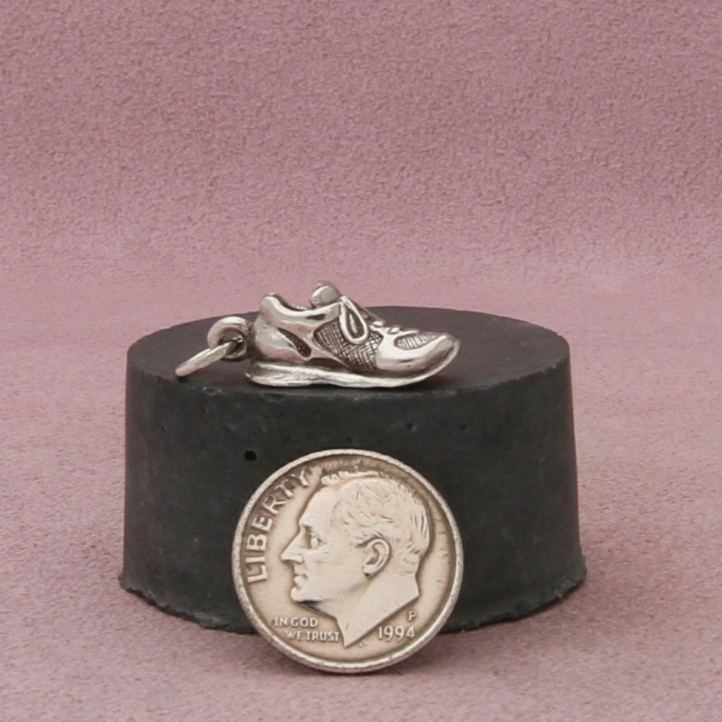 james avery sterling silver retired 3d sneaker tennis shoe charm pendant