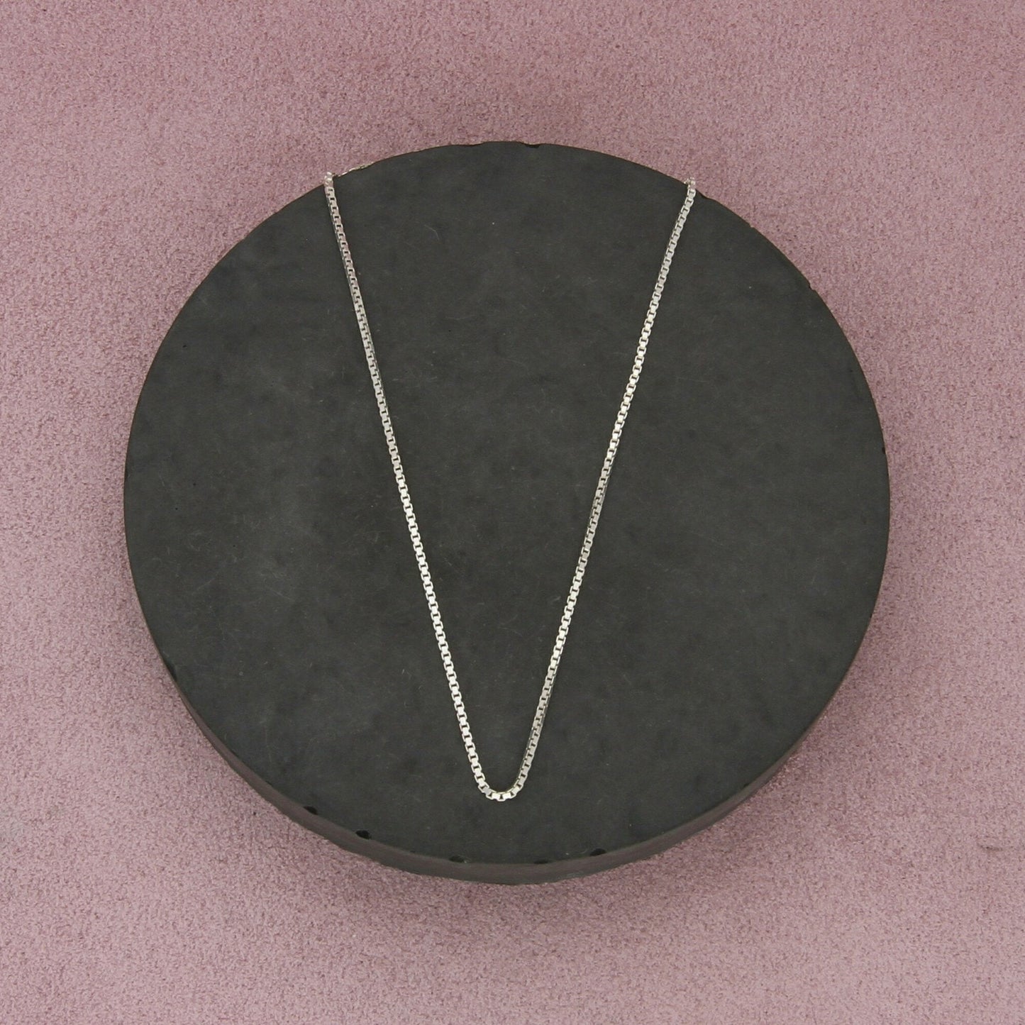 sterling silver italy 1mm box chain necklace size 20in