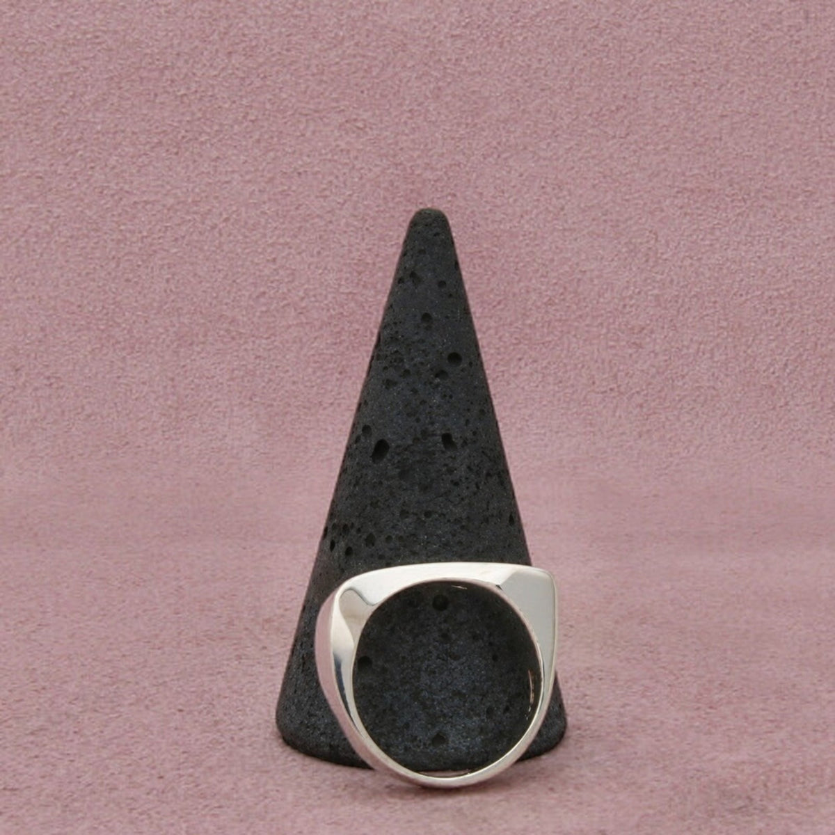 Mexico Sterling Silver Vintage Modernist Wavy Wave Contoured Band Ring Size 6