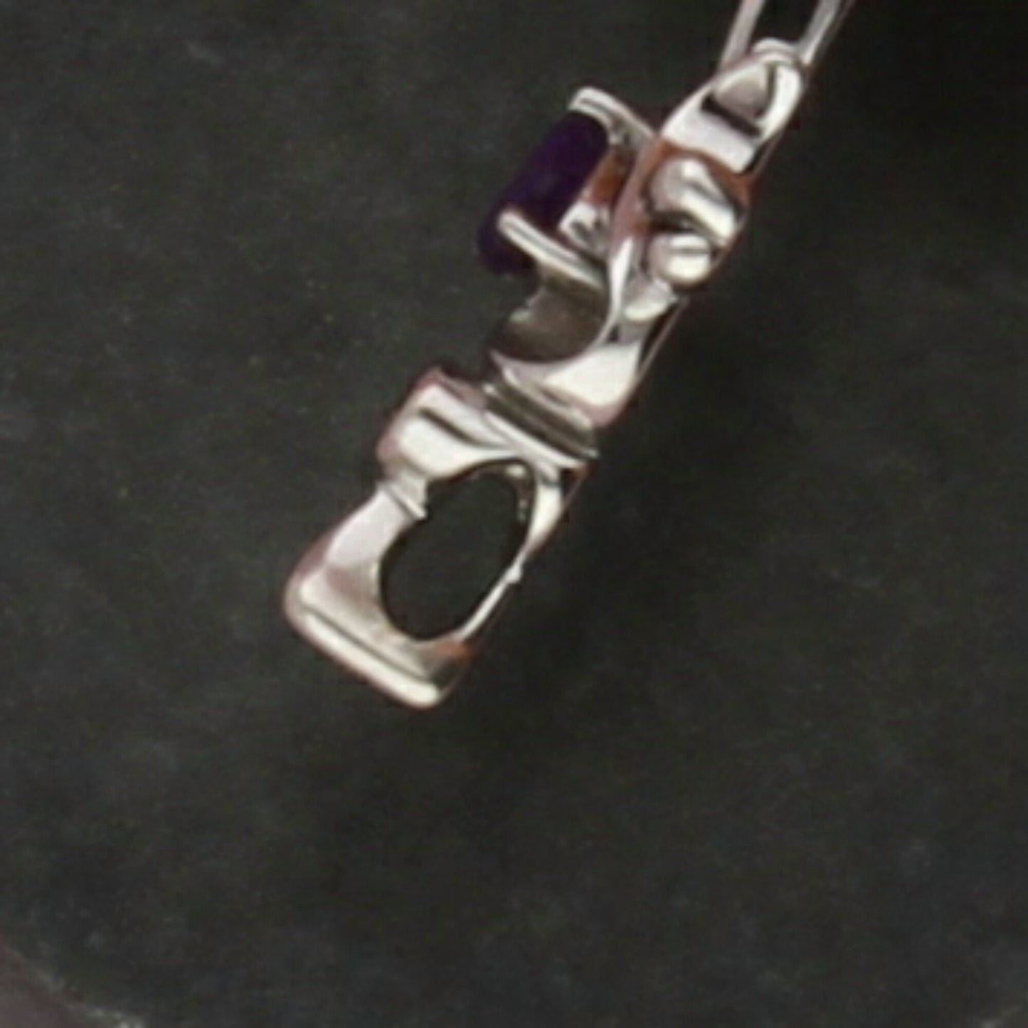alwand vahan sterling silver halo amethyst heart cross pendant