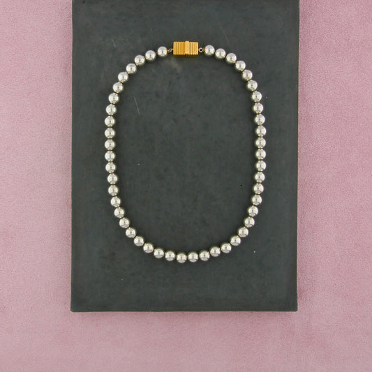 ivi los angeles sterling silver kelly bead necklace size 15.5in